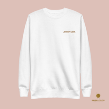 Load image into Gallery viewer, STARTED WITH A SPARK Embroidered Sweatshirt | RAIGN + Orion