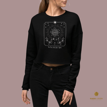 Load image into Gallery viewer, THE SUN WILL RISE AGAIN Crop Sweatshirt | RAIGN + Orion
