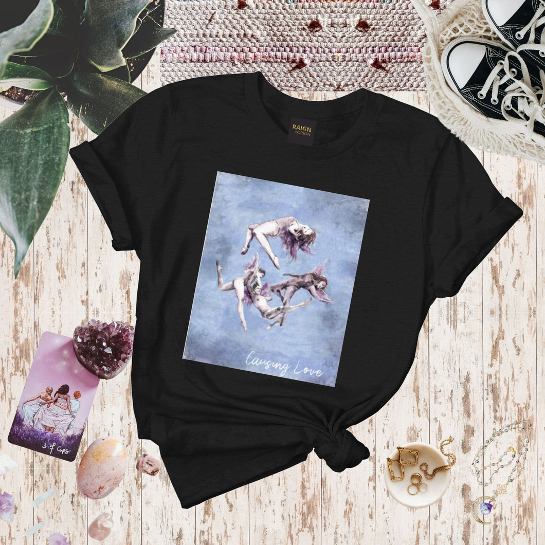 FALLING ANGELS Oversized Graphic Tee | RAIGN + Orion