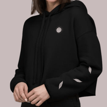 Load image into Gallery viewer, MYSTIC FEATHER Crop Hoodie | RAIGN + Orion
