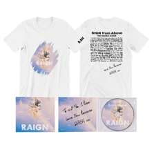 Load image into Gallery viewer, SIGN From Above | Signed CD and T-shirt Bundle with Live Video Chat
