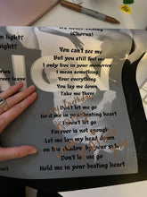 Load image into Gallery viewer, DON'T LET ME GO Signed Lyric Poster