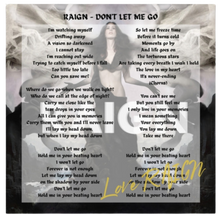 Load image into Gallery viewer, DON&#39;T LET ME GO Signed Lyric Poster
