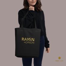 Load image into Gallery viewer, GOLD STAR LOGO Eco Tote Bag | RAIGN + Orion
