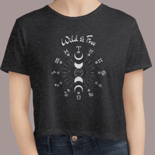Load image into Gallery viewer, WILD &amp; FREE Crop Tee | RAIGN + Orion
