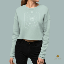 Load image into Gallery viewer, THE SUN WILL RISE AGAIN Crop Sweatshirt | RAIGN + Orion
