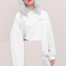 Load image into Gallery viewer, STARTED WITH A SPARK Embroidered Sweatshirt | RAIGN + Orion
